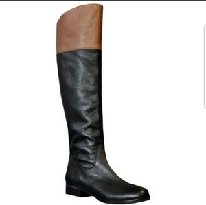 🔸️ REAL leather Halston "Whitney" rider boots🔸️